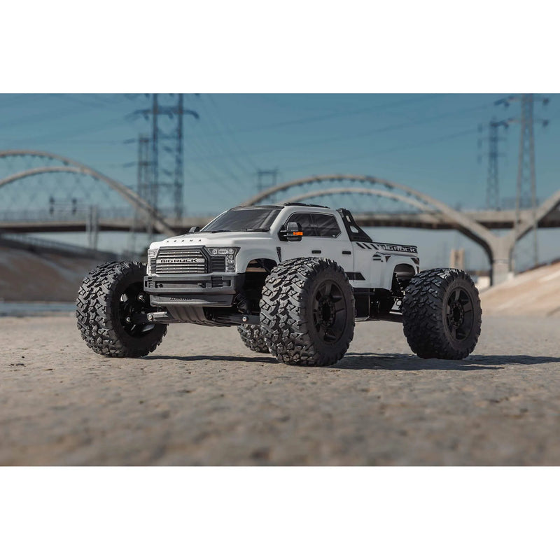 ARRMA BIG ROCK 6S 4WD BLX 1/7 MONSTER TRUCK READY TO RUN WHITE