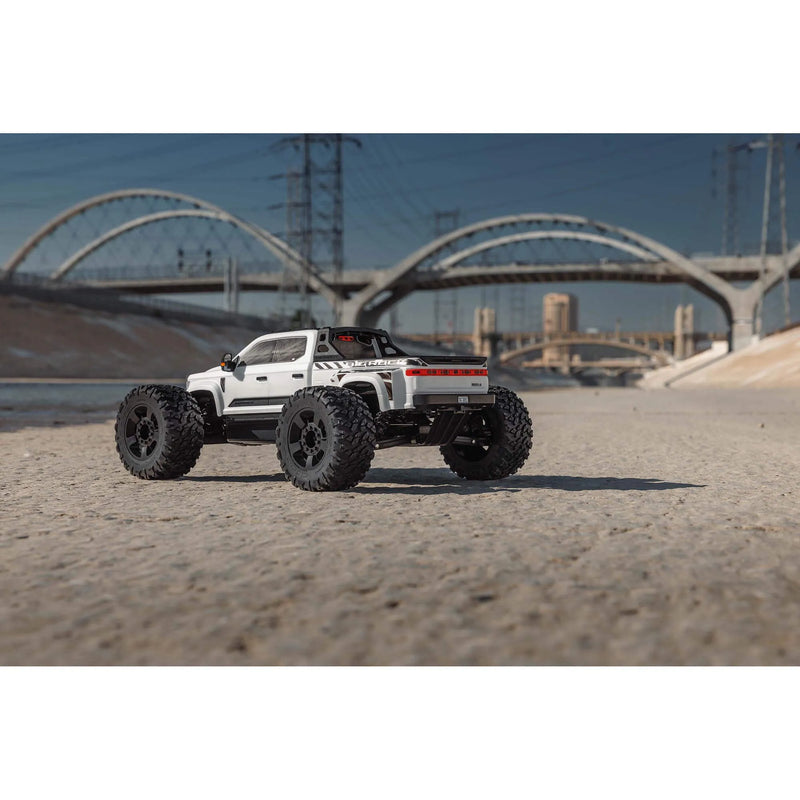 ARRMA BIG ROCK 6S 4WD BLX 1/7 MONSTER TRUCK READY TO RUN WHITE