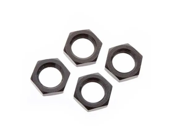 ARRMA AR310449 ALUMINIUM WHEEL NUT 17MM BLACK 4 PIECES