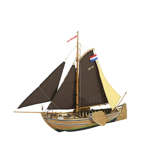 ARTESANIA 22125 BOTTER ZUIDERZEE FISHING BOAT WITH BONUS STAND 1:35 SCALE WOODEN MODEL SHIP KIT