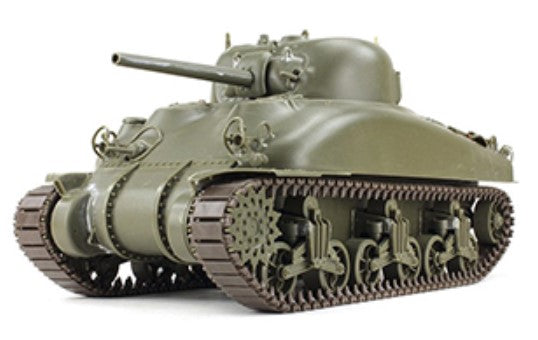 ASUKA MODEL AS-001 US SHERMAN M4A1 MEDIUM TANK MID PRODUCTION WITH INITIAL VVSS SUSPENSION 1/35 SCALE PLASTIC MODEL KIT TANK