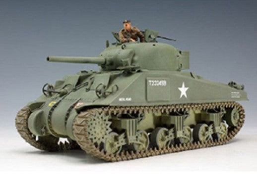 ASUKA MODEL 35-016 BRITISH ARMY SHERMAN 5 M4A4 1/35 SCALE PLASTIC MODEL KIT TANK