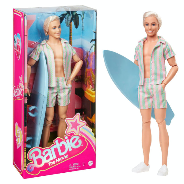BARBIE THE MOVIE  RYAN GOSLING SURFER KEN COLLECTABLE DOLL