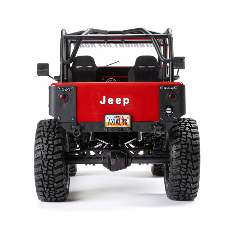 AXIAL SCX10 III JEEP CJ-7 4WD ROCK CRAWLER READY TO RUN RED