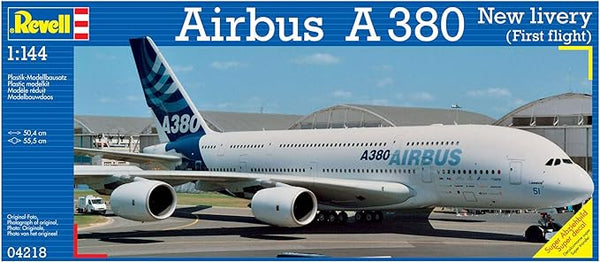 REVELL  4218  AIRBUS A380 NEW LIVERY  1/144 SCALE AIRCRAFT MODEL KIT