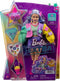 BARBIE FASHIONISTA EXTRA DELUXE DOLL #20 WITH ACCESSORIES AND MULTICOLOUR KNIT JACKET WITH BUTTERFLIES
