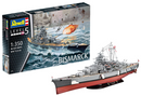 REVELL 05040 BISMARCK BATTLESHIP 1/350 SCALE PLASTIC MODEL KIT