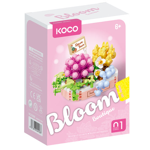 KOCO 02086 BLOOM BOUTIQUE HAVE FUN 249 PIECE BUILDING BLOCK KIT