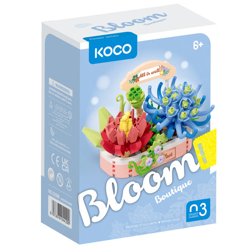 KOCO 02088 BLOOM BOUTIQUE ALL IS WELL 271 PIECE BUILDING BLOCK KIT