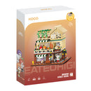 KOCO 04028 MODERN STREET SCENE WESTERN RESTAURANT 3033 PIECE BUILDING BLOCK KIT