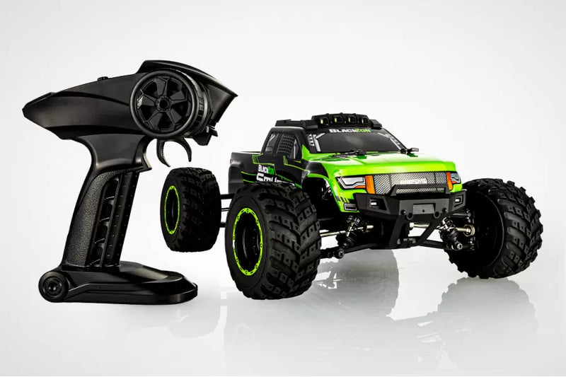 BLACKZON 540230 1/12 SCALE SMYTER MT TURBO 4WD 3S COMPATIBLE (SOLD  SEPERATELY) BRUSHLESS GREEN INCLUDES 2S BATTERY AND CHARGER – SIK Hobbies WA