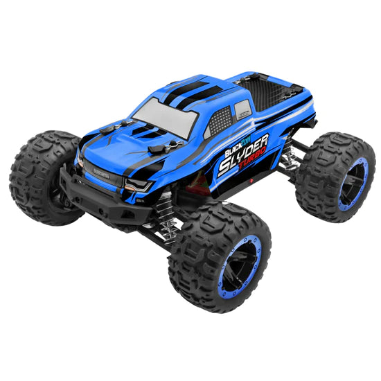 BLACKZON 540201 SLYDER TURBO MONSTER TRUCK BLUE  1/16 SCALE  4WD 2S BRUSHLESS