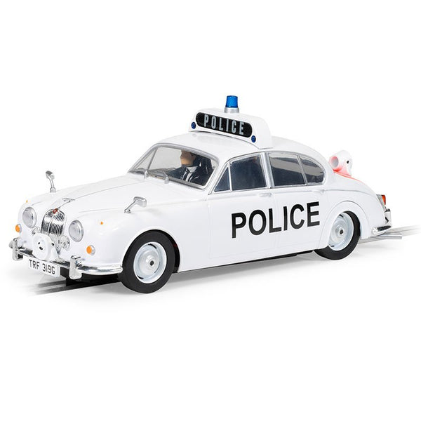 SCALEXTRIC C4420 JAGUAR MK.2 POLICE EDITION ACCIDENT CAR 1/32 SCALE SLOT CAR