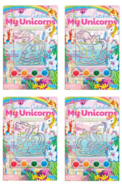 4M MY UNICORN SUNBEAM CATCHER AVAILABLE IN 4 UNICORN ASST DESIGNS