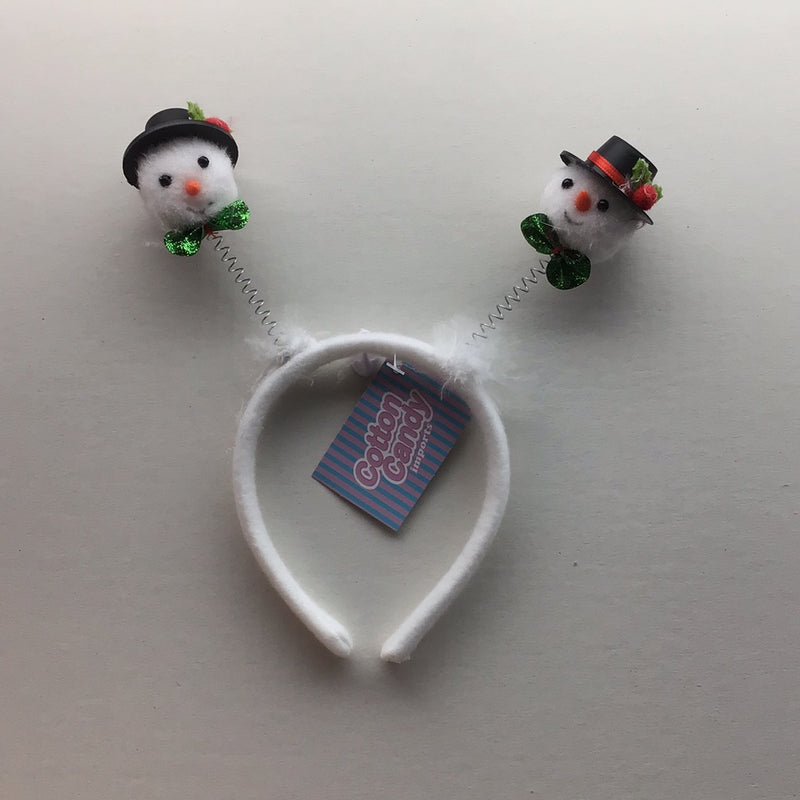 COTTON CANDY KIDS XMAS HEADBAND SNOWMAN