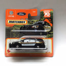 MATCHBOX 70 YEARS HLD15 2016 FORD INTERCEPTOR UTILITY 24 OF 100 SHORTCARD