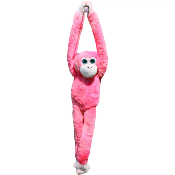 COTTON CANDY JG311 HANGING MONKEY KIM PINK PLUSH