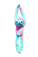 COTTON CANDY SLP24 HANGING SLOTH OLIVE PASTEL MULTICOLOURED PLUSH