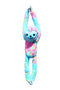 COTTON CANDY SLP24 HANGING SLOTH OLIVE PASTEL MULTICOLOURED PLUSH