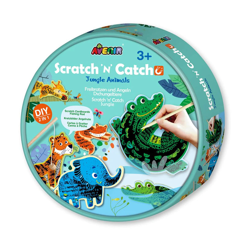 AVENIR SCRATCH N CATCH MAGNETIC JUNGLE ANIMALS