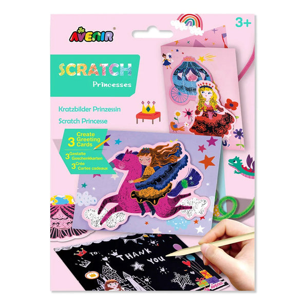 AVENIR SCRATCH PRINCESS GREETING CARDS