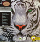 CRAFT BUDDY DIY CRYSTAL ART KIT SNOW TIGER 30CM X 30CM FULL CRYSTAL