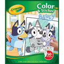 CRAYOLA COLOUR AND STICKER BOOK - BLUEY 32PG