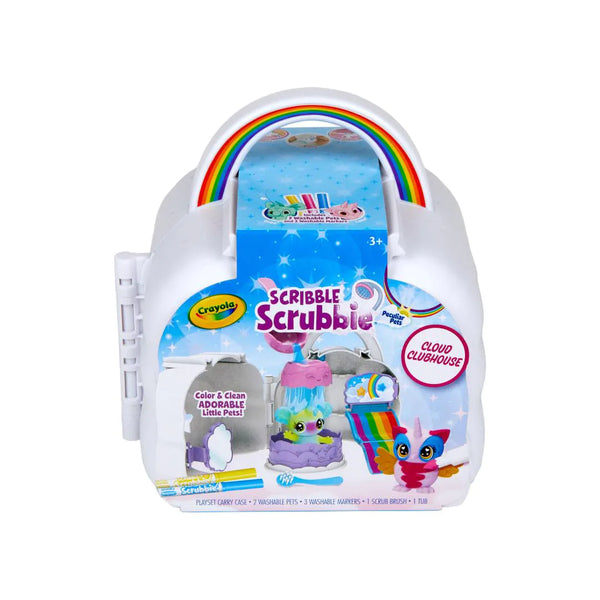 CRAYOLA SCRIBBLE SCRUBBIE PECULIAR PETS -  CLOUD CLUBHOUSE PLAYSET