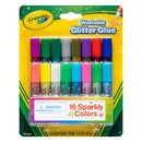 CRAYOLA WASHABLE GLITTER GLUE - 16 SPARKLY COLOURS