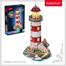 CUBICFUN L540H SEASIDE LIGHTHOUSE NIGHT EDITION WITH LED 72 PIECE 3D CARD PUZZLE