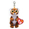 TY BEANIE BELLIES CLAWDIA TIGER PLUSH CLIP