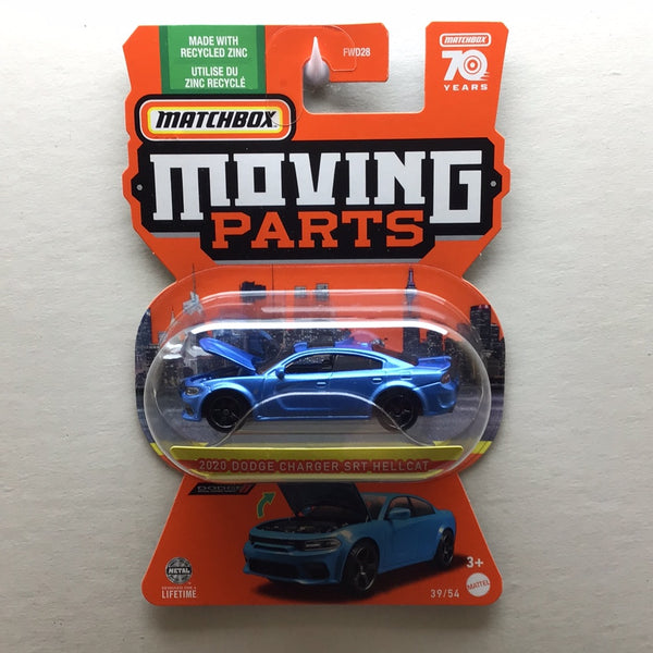 MATCHBOX MOVING PARTS 2020 DODGE CHARGER SRT HELLCAT DIECAST CAR 39/54