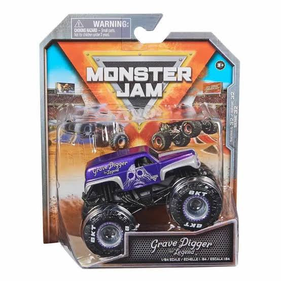 MONSTER JAM GRAVE DIGGER THE LEGEND 1/64 SCALE MONSTER TRUCK