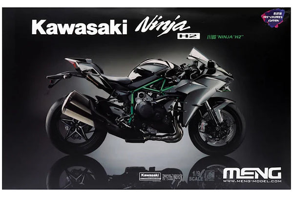 MENG 1/9 KAWASAKI NINJA H2 (PRE-COLOURED EDITION) PLASTIC MODEL KIT