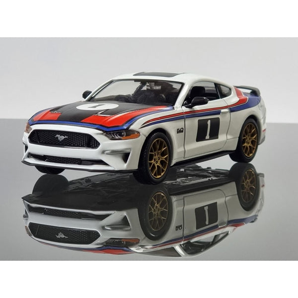 DDA 2401 COLLECTABLES SERIES ALLAN MOFFAT BATHURST SPECIAL 2018 MUSTANG TRIBUTE 1977 40TH ANNIVERSARY  FIRST SECOND FINISH 1/24 SCALE DIECAST MODEL