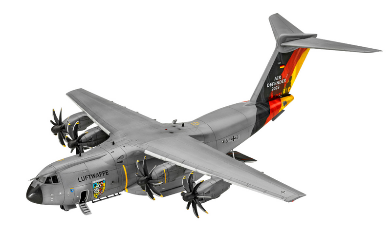 REVELL 03789 AIR DEFENDER SET AIRBUS A400M AND TORNADO IDS 2023 1/144 SCALE PLASTIC MODEL KIT SET