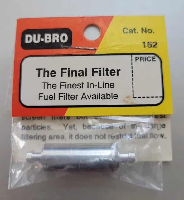 DU-BRO 162 FINAL FILTER IN-LINE SILVER