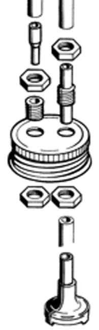 DU-BRO 192 FUEL CAN CAP FITTINGS