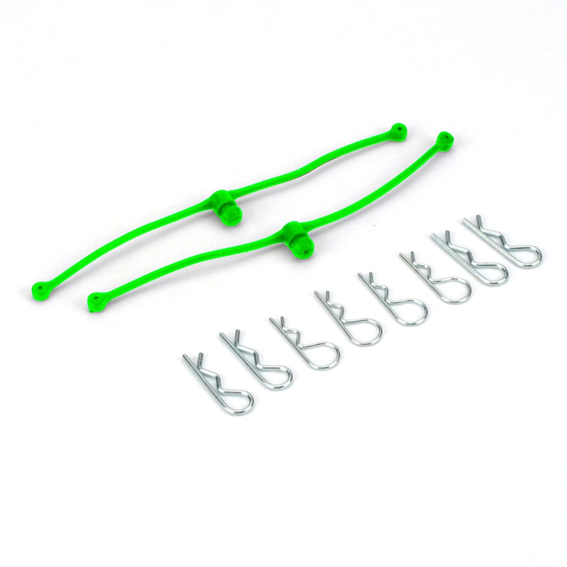 DU-BRO 2253 BODY KLIP RETAINER LIME GREEN