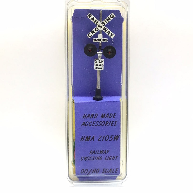 HAND MADE ACCESSORIES 2105W HO SCALE RAILWAY CROSSING LIGHT