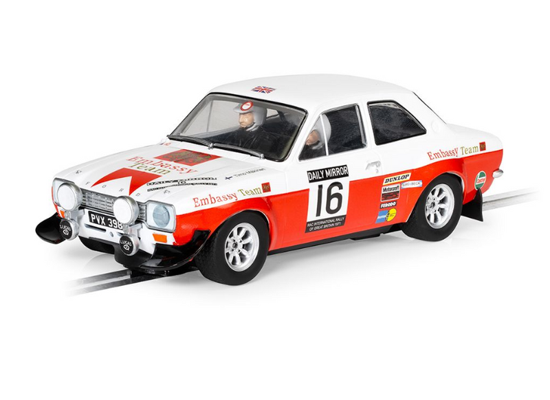 SCALEXTRIC C4324 FORD ESCORT MK1 RAC RALLY 1971 1/32 SCALE SLOT CAR