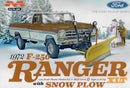 MOEBIUS MODELS 2568 FORD RANGER 1972 F-250 XLT WITH SNOW PLOW 1/25 SCALE PLASTIC MODEL KIT VEHICLE