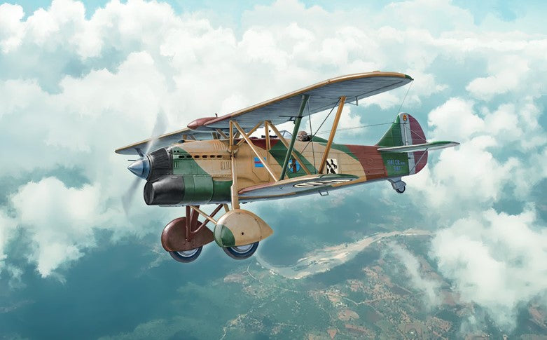 ITALERI 1438S FIAT CR.32 FRECCIA BIPLANE 1/72 SCALE PLASTIC MODEL KIT FIGHTER