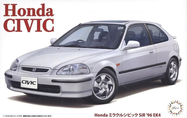 FUJIMI HONDA MIRACLE CIVIC SIR 96 EK4 1/24 SCALE PLASTIC MODEL KIT CAR