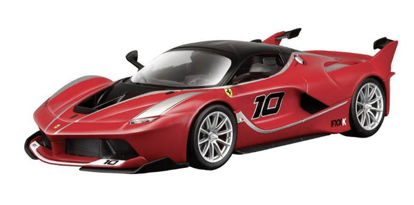 BBURAGO 16010 FERRARI RACE AND PLAY FXX K 1/18 SCALE DIE CAST COLLECTABLE