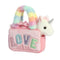 FANCY PALS FP331 UNICORN WITH PINK LOVE BAG