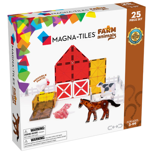 MAGNA-TILES  FARM ANIMALS 25 PIECE  SET