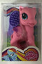 MY LOVELY HORSE PINK PEGASUS WITH PURPLE WINGS AND HEARTS WITH BRUSH