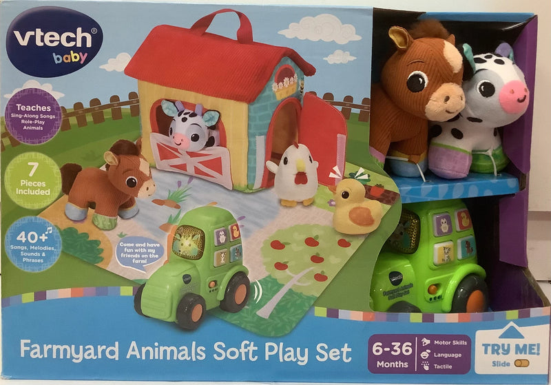 VTECH FARMYARD ANIMALS SOFT PLAY SET