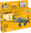 ITALERI 72010 COMPLETE SET FOR MODELING JU 87 B STUKA 1/72 SCALED PLASTIC MODEL KIT